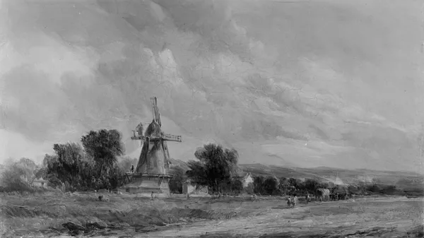 Landscape with Windmill