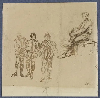 Four Figural Studies