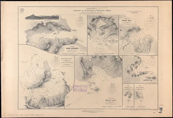 Harbors and anchorages in Magellan Strait