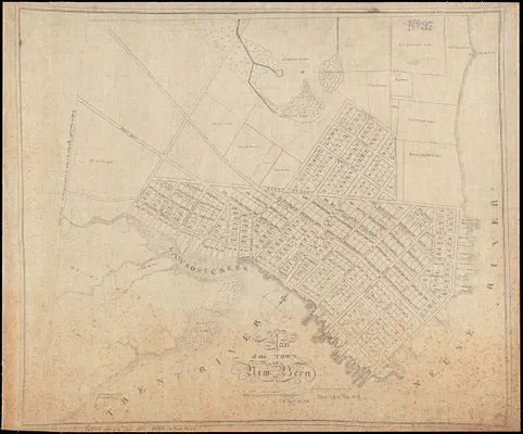 A plan of the town of New Bern