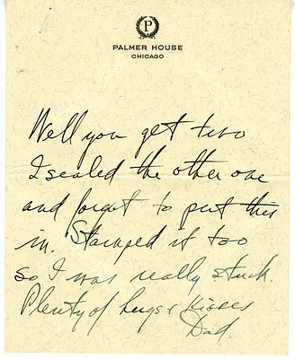Letter from Harry S. Truman to Margaret Truman