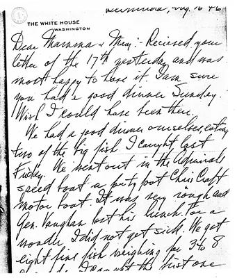 Letter from Harry S. Truman to Martha Ellen Truman and Mary Jane Truman