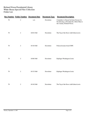 WHSF: Returned, 70-2