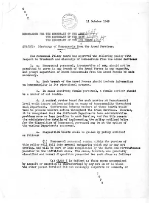 Memorandum from Hubert E. Howard to the Secretary of the Army, Secretary of the Navy, and Secretary of the Air Force
