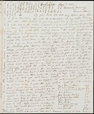 Letter from Anne Warren Weston, Northampton, [Mass.], to Debora Weston, May 4, 1842