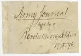 Journal of Samuel Hawes