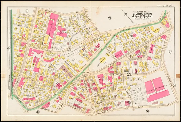 Atlas of the city of Boston : city proper and Roxbury