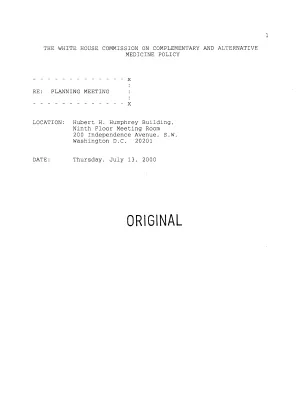 WHCCAM Planning Meeting Transcript, July 13, 2000 [1]