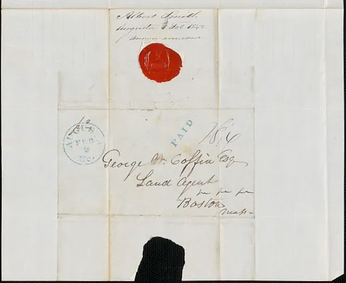 Albert Smith to George Coffin, 1 February 1842