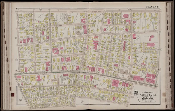 Atlas of the city of Cambridge, Massachusetts