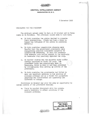 Memorandum from Rear Admiral R. H. Hillenkoetter to President Harry S. Truman