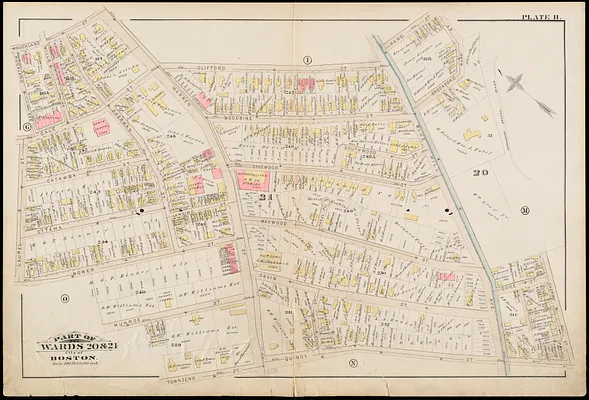 Atlas of the city of Boston : Roxbury