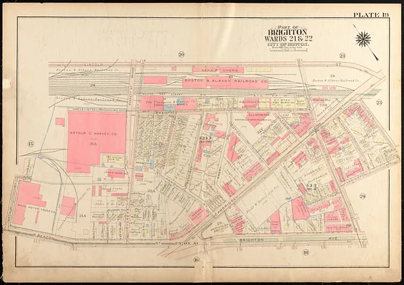 Atlas of the city of Boston, Brighton