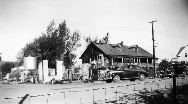 Cedar Falls Street Scene, 1949