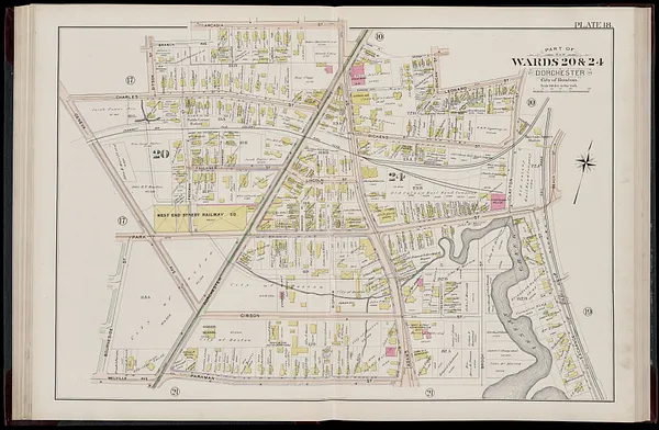 Atlas of the city of Boston, Dorchester, Mass., vol. 5 : from actual surveys and official plans