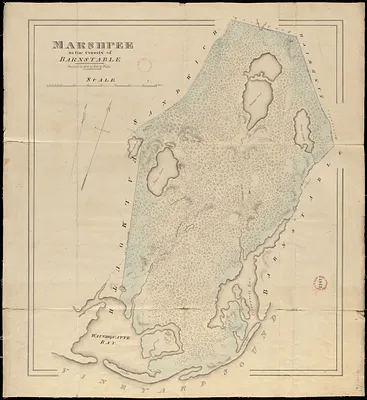 Plan of Mashpee made by John G. Hales, dated 1831