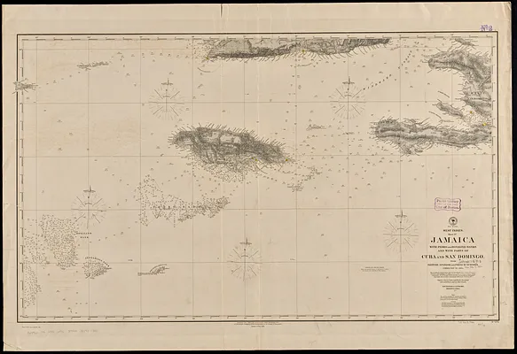 West Indies, sheet no. Jamaica with Pedro and Rosalind Banks and with parts of Cuba and San Domingo