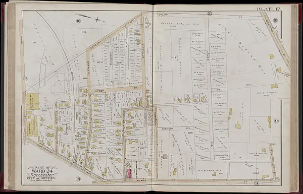 Atlas of the city of Boston, volume five, Dorchester Mass.