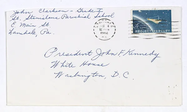 Letter of Mrs. Jos. Clarkson to President John F. Kennedy