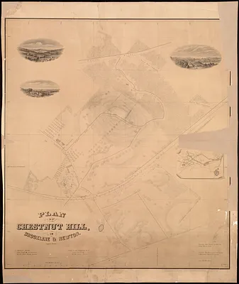 Plan of Chestnut Hill, in Brookline & Newton