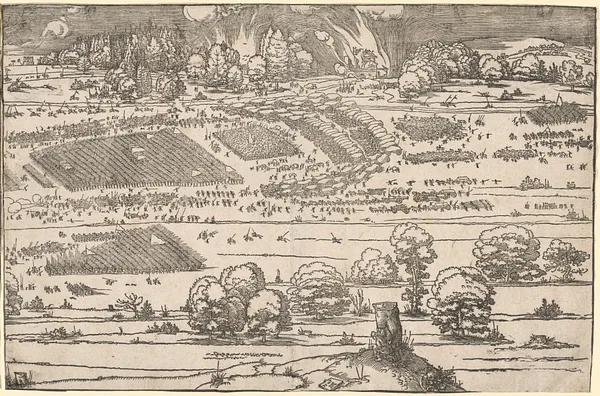Siege of a Fortress:  Left Portion