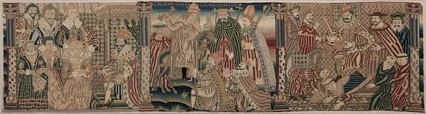 Sections of an Embroidered Frieze