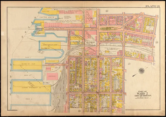 Atlas of the city of Boston, Charlestown and East Boston