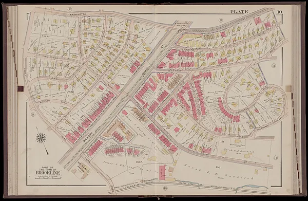 Atlas of the town of Brookline, Norfolk County, Massachusetts