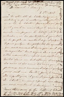 Notes by Maria Weston Chapman, [1835?]