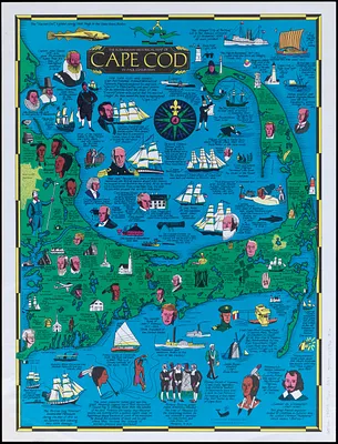 The Scrimshaw historical map of Cape Cod