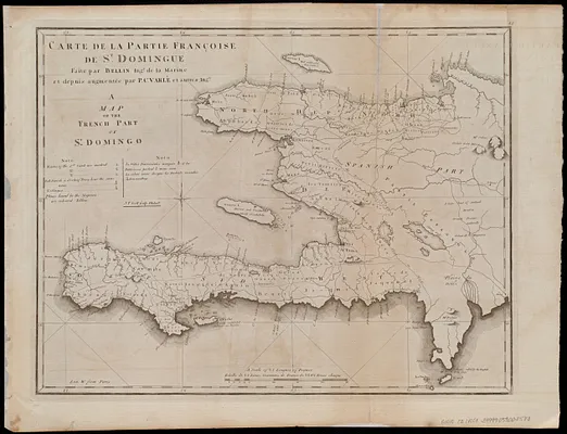 Carte de la partie Françoise de St. Domingue