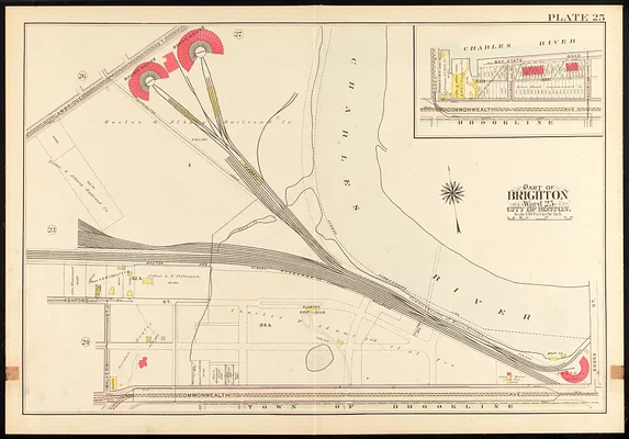Atlas of the city of Boston, ward 25, Brighton