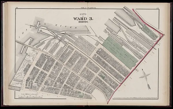 Atlas of the county of Suffolk, Massachusetts : vol. 1st including Boston proper : from actual surveys and official records