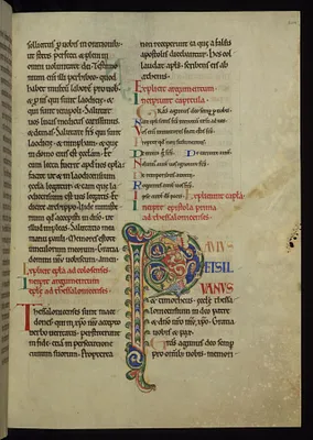 Initial ""P"" (Paulus et)