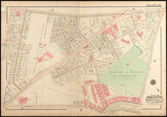 Atlas of the city of Boston, Brighton