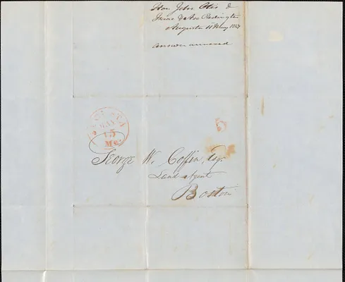 John Otis and Isaac and Asa Redington to George Coffin, 11 May 1847