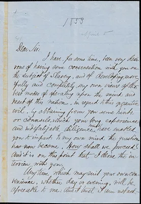 Letter from Henry Orne Stone, Cambridge, [Massachusetts], to William Lloyd Garrison, 1853 April 5
