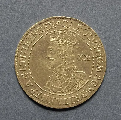 Unite: Charles I (obverse)