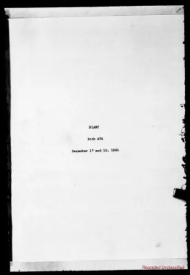 Volume 474, December 17 – December 18, 1941