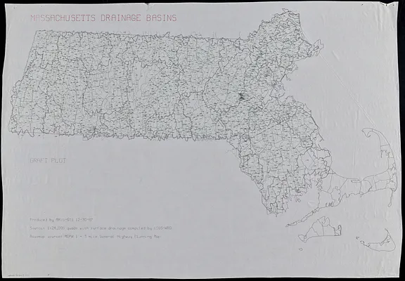 Massachusetts drainage basins