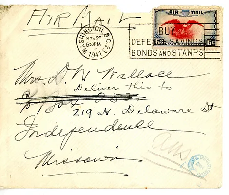 Letter from Bess W. Truman to Madge G. Wallace