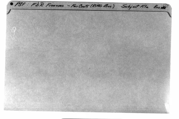 Roosevelt, Franklin D. - Finances - Contributions - Deposit Slips, 1940-1942