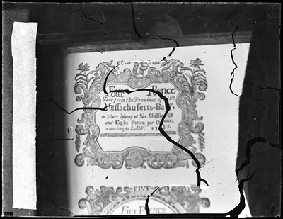 Massachusetts Province bills (currency) 4-pence 1737