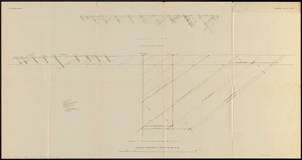 Geologic sections in T. 56 N., Rs. 32 and 33 W.