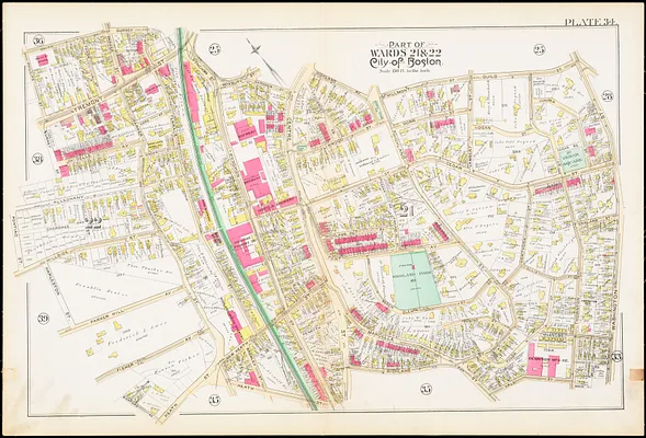 Atlas of the city of Boston : city proper and Roxbury