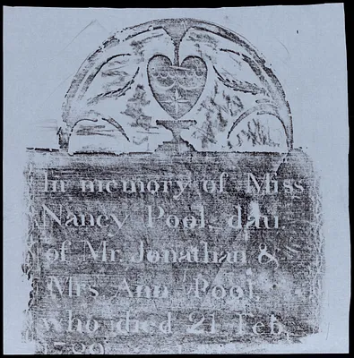 In memory of Miss Nancy Pool