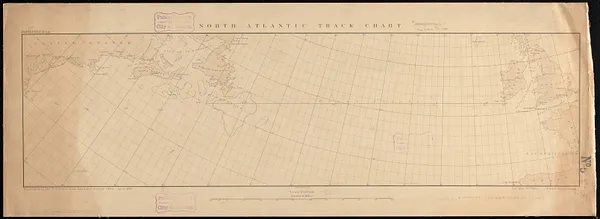 North Atlantic track chart