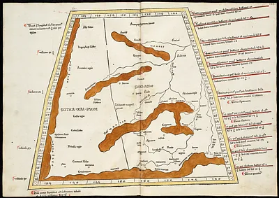 Octava Asie tabula continet Scythiam que citra Imaū est & seras