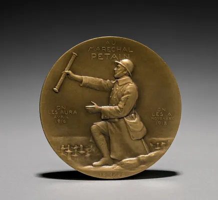 Petain Medal (reverse)