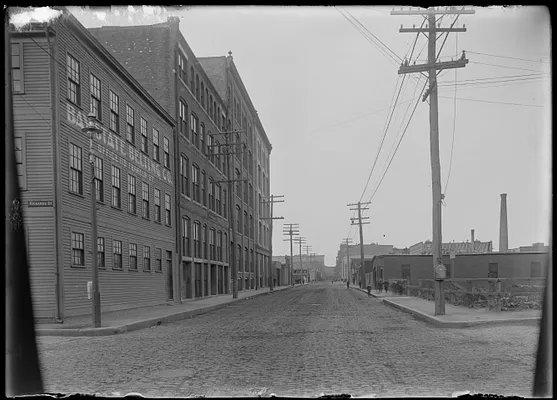 "A" St. from Richards looking toward Summer